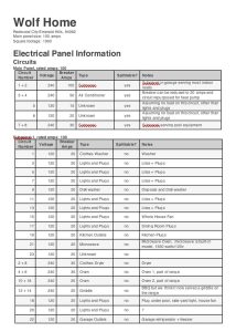 home decarbonization example quote request for electrical panel information